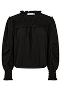 Viva Smock Blouse 35738 | Black