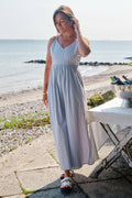 Savani Stripe Dress | Light Blue