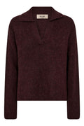 Thora Aidy Polo Knit |  Fudge