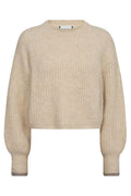 Coralie Crop Rib O-Knit 32140 | Bone