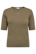 Granny Embroidery Ss Tee | Army
