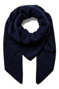 Enata Cashmere Knit Scarf |  Maritime Blue