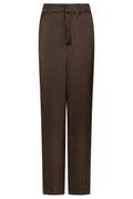 Emmett Heavy Sateen Pants | Dark Brown