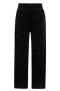 Velia Velvet Pants | Black