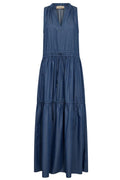 Sabri Sl Denim Dress |  Mid Blue