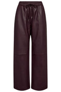 Phoebe Pullon Leather Pant 31243 | Plum