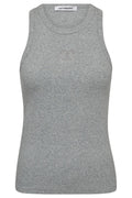 Sahara Embroidery Tank Top 33151 | Light Grey