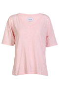 Ulla Ss Vneck Tshirt | Light Rose