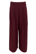 Davina Wideleg Pant | Plum