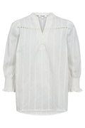 Maddie Frill Ss Shirt 35819 | White