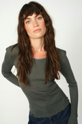 Elaine O-Ls Seamless Tee |  Urban Chic