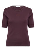 Granny Embroidery Ss Tee 33166 | Winered