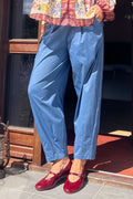 Davina Barrel Pant | Lt Denim Melange