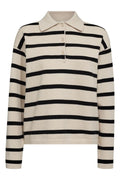 Claura Pullover 206805 | Moonbeam Melange Black
