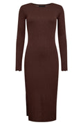 Natalia Ls Dress | Dark Brown