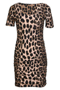 Alma Ss Turn Dress | Big Lux Leo Fossil