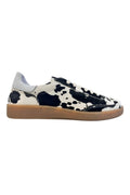 Anina Cow Sneakers | Black Cow