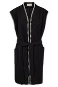 Yanna Waistcoat 204443 | Black Moonbeam