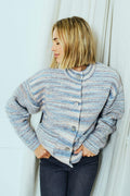 Grsclas Cardigan 205841 | Star Offwhite Baby Blue