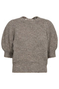 Coralie Bow Rib Knit 32135 | Walnut