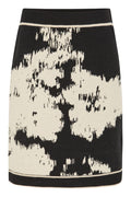 Srrogue Pattern Skirt Nederdel | Jacquard Pattern Arctic Wolf