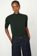 Relena Turtleneck Ss Knit |  Scarab