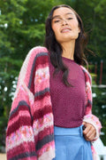 Alexis Tee W/Stones | Plum