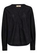 Yen Sina Lace Blouse  |  Black