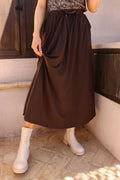 Alma Loose Skirt | Mocca