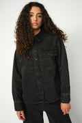 Hnice Drapy Shirt  |  Black