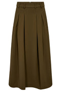 Anya Pleat Skirt 34178 | Military Olive