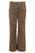 Abbie Box Stretch Pant | Leopard