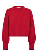 Coralie Crop Rib O-Knit 32140 | Flame