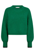 Coralie Crop Rib O-Knit 32140 | Green