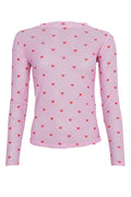 Annie Mesh Blouse | Pink Heart