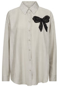 Bowy Shirt 205561 | Moonbeam Black