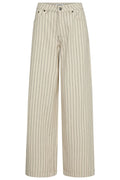Light Pin Wide Jeans 31438 | Bone