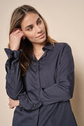 Mattie Flip Shirt | Night Blue