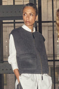 Elise Loisa Wool Vest |  Phantom