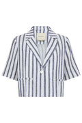 Lavisco Jacket 205910 | Brilliant White Deep Ultrama