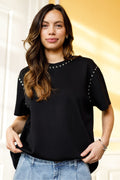 Joni Ss T-Shirt | Black