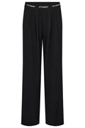 Amina Logo Pant | Black
