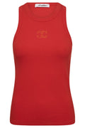Sahara Embroidery Tank Top 33151 | Red