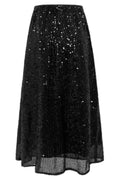 Paige Skirt | Black Sequins