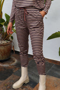 Alma Pants | Brown Stripe