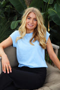 Ulla T-Shirt | Baby Blue