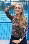 Mesh Ls Tshirt | Lux Leo Cobolt Heart