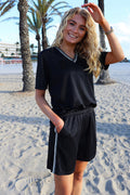Felia Ss Tshirt | Black Simili