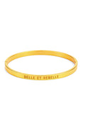 Belle Et Rebelle Bangle | Golden