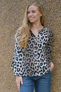Sonna Blouse 3/4 | Leopard